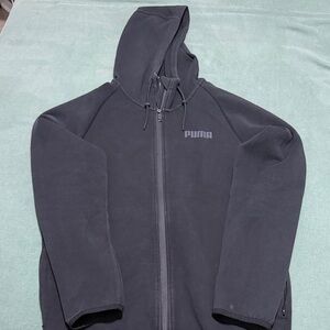 Puma Charcoal Full-Zip Hoodie